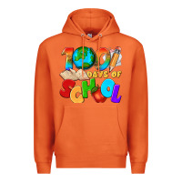 Carrot 100 days of school Premium Hoodie - texasbilliewilder