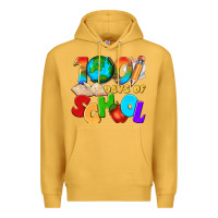 Mustard 100 days of school Premium Hoodie - texasbilliewilder