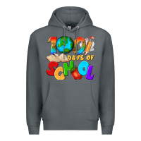 Rock 100 days of school Premium Hoodie - texasbilliewilder