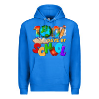 True Royal 100 days of school Premium Hoodie - texasbilliewilder