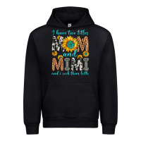 Black i have two titles mom and mimi and i rock them bot Urban Hoodie - Zillion Design Studio