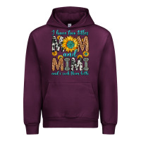 Mauve Wine i have two titles mom and mimi and i rock them bot Urban Hoodie - Zillion Design Studio