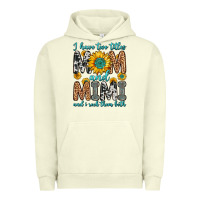 Pigment Pistachio i have two titles mom and mimi and i rock them bot Urban Hoodie - Zillion Design Studio