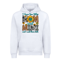 White i have two titles mom and mimi and i rock them bot Urban Hoodie - Zillion Design Studio