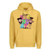 Antique Gold kinder graduate 2024 Premium Hoodie - texasbilliewilder