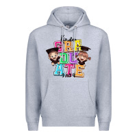 Heather Grey kinder graduate 2024 Premium Hoodie - texasbilliewilder