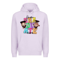 Lilac kinder graduate 2024 Premium Hoodie - texasbilliewilder
