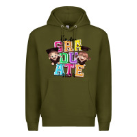 Army Green kinder graduate 2024 Premium Hoodie - texasbilliewilder