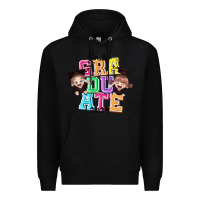 Black kinder graduate 2024 Premium Hoodie - texasbilliewilder