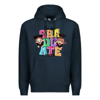 Navy kinder graduate 2024 Premium Hoodie - texasbilliewilder
