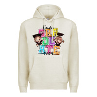 Oatmeal Heather kinder graduate 2024 Premium Hoodie - texasbilliewilder
