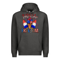 Charcoal Heather taster like freedom Premium Hoodie - Zillion Design Studio