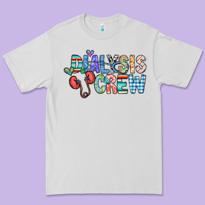 Dialysis Crew Premium Tee Designed By Cowhidedigitalart