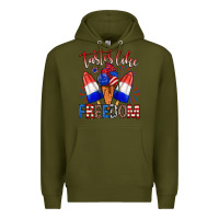 Army Green taster like freedom Premium Hoodie - Zillion Design Studio