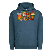 Pigment Midnight Navy spanish teacher coffee cups Urban Hoodie - texasbilliewilder