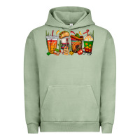 Pigment Oil Green spanish teacher coffee cups Urban Hoodie - texasbilliewilder
