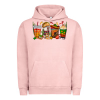Pigment Salmon spanish teacher coffee cups Urban Hoodie - texasbilliewilder