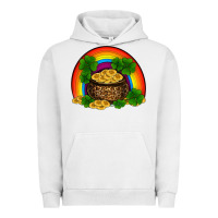Pigment Lunar Rock st patricks shamrock gold leopard rainbow Urban Hoodie - RanaPortraitStore