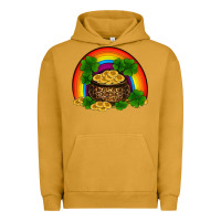 Pigment Peanut Butter st patricks shamrock gold leopard rainbow Urban Hoodie - RanaPortraitStore
