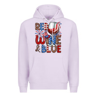 Lilac red wine and blue Premium Hoodie - Zillion Design Studio