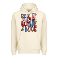 Sandshell red wine and blue Premium Hoodie - Zillion Design Studio
