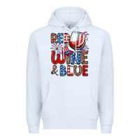 White red wine and blue Premium Hoodie - Zillion Design Studio