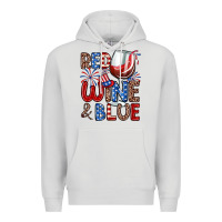 Dove Grey red wine and blue Premium Hoodie - Zillion Design Studio