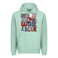 Seafoam red wine and blue Premium Hoodie - Zillion Design Studio