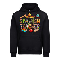 Black spanish teacher Urban Hoodie - texasbilliewilder