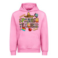 Fuchsia Pink spanish teacher Urban Hoodie - texasbilliewilder