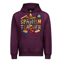 Mauve Wine spanish teacher Urban Hoodie - texasbilliewilder