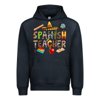 Navy spanish teacher Urban Hoodie - texasbilliewilder