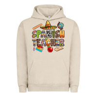 Pigment French Oak spanish teacher Urban Hoodie - texasbilliewilder
