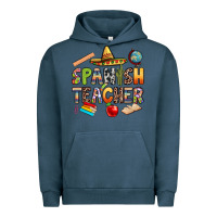 Pigment Midnight Navy spanish teacher Urban Hoodie - texasbilliewilder