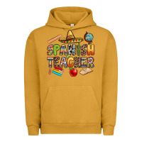 Pigment Peanut Butter spanish teacher Urban Hoodie - texasbilliewilder
