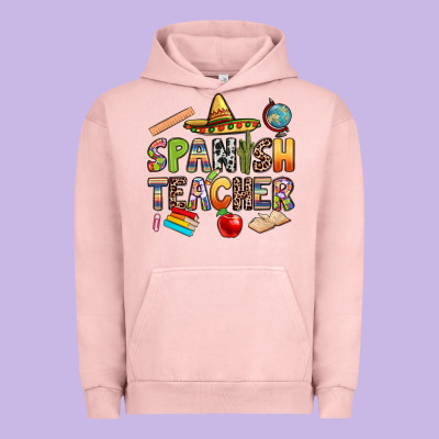 Spanish Teacher Urban Hoodie Designed By Texasbilliewilder