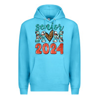 Ocean Blue senior mom 2024 tbw Premium Hoodie - texasbilliewilder