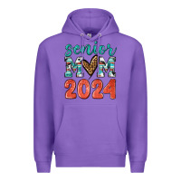 Purple senior mom 2024 tbw Premium Hoodie - texasbilliewilder