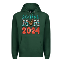 Sports Green senior mom 2024 tbw Premium Hoodie - texasbilliewilder