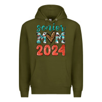 Army Green senior mom 2024 tbw Premium Hoodie - texasbilliewilder