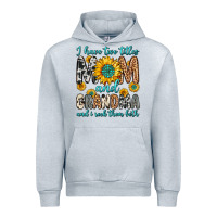 Heather Grey i have two titles mom and grandma and i rock them Urban Hoodie - Zillion Design Studio