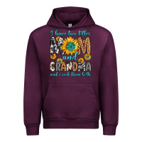 Mauve Wine i have two titles mom and grandma and i rock them Urban Hoodie - Zillion Design Studio