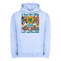 Pigment Grape Ice i have two titles mom and grandma and i rock them Urban Hoodie - Zillion Design Studio