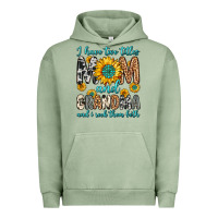 Pigment Oil Green i have two titles mom and grandma and i rock them Urban Hoodie - Zillion Design Studio