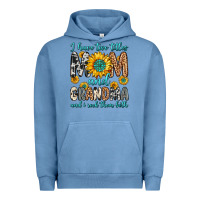 Pigment Pebble Blue i have two titles mom and grandma and i rock them Urban Hoodie - Zillion Design Studio