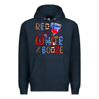 Navy red white and booze Premium Hoodie - Zillion Design Studio