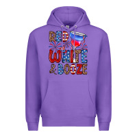 Purple red white and booze Premium Hoodie - Zillion Design Studio