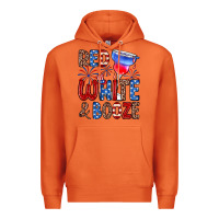 Carrot red white and booze Premium Hoodie - Zillion Design Studio