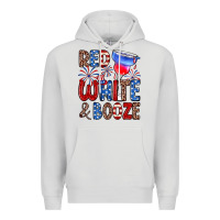 Dove Grey red white and booze Premium Hoodie - Zillion Design Studio
