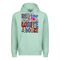 Seafoam red white and booze Premium Hoodie - Zillion Design Studio